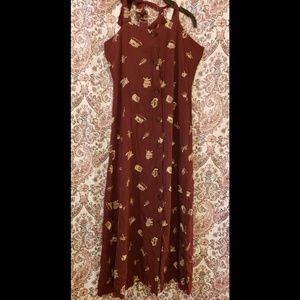 Vintage dress, button up back